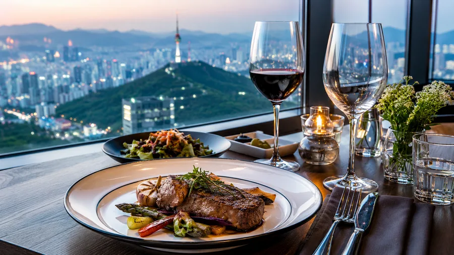 Dining at N Seoul Tower Restaurants
