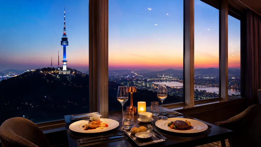 Dining at N Seoul Tower Restaurants
