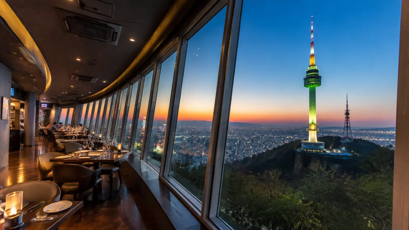 Dining at N Seoul Tower Restaurants