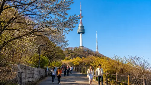 Arrive at Namsan Park