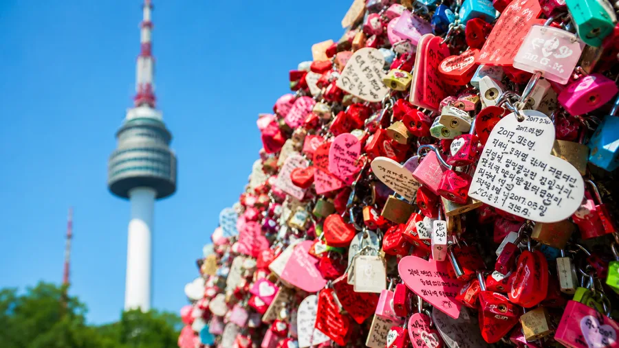 N Seoul Tower Love Locks