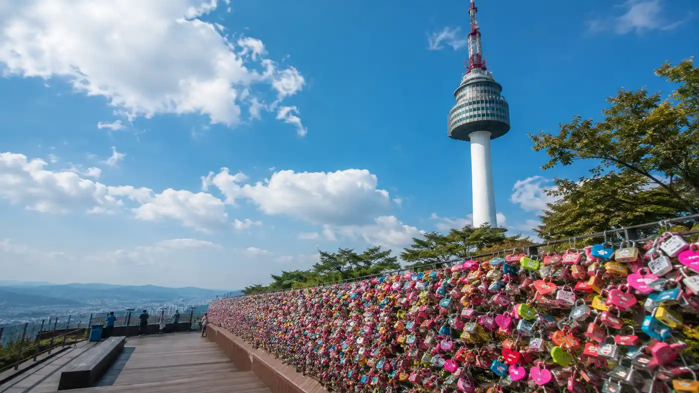 N Seoul Tower Love Locks